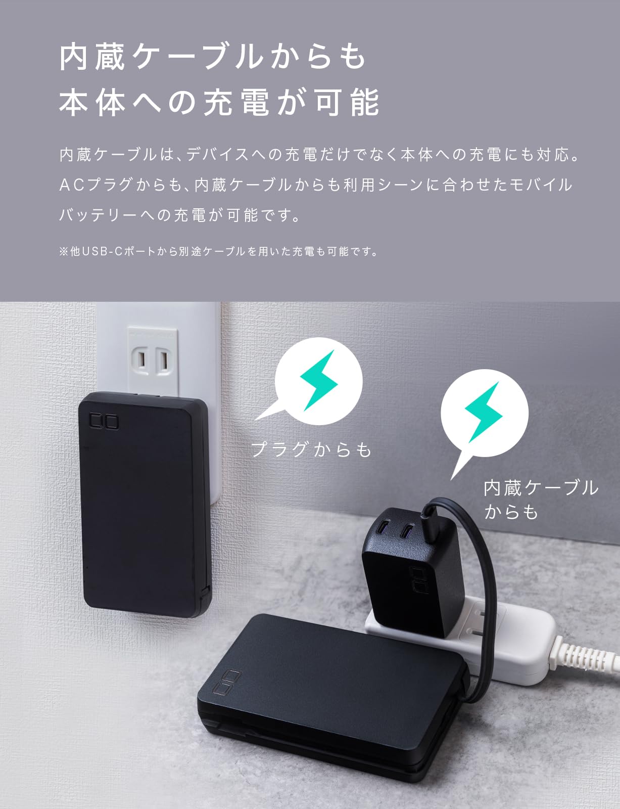 Amazon | CIO SMARTCOBY Ex03 SLIM PLUG＆CABLE コンセント一体型